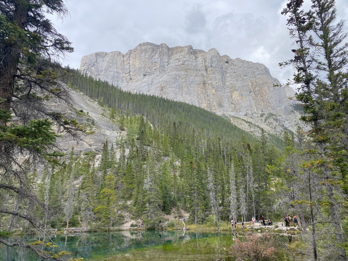 Grassi Lakes Trail in Bow Valley Provincial Park